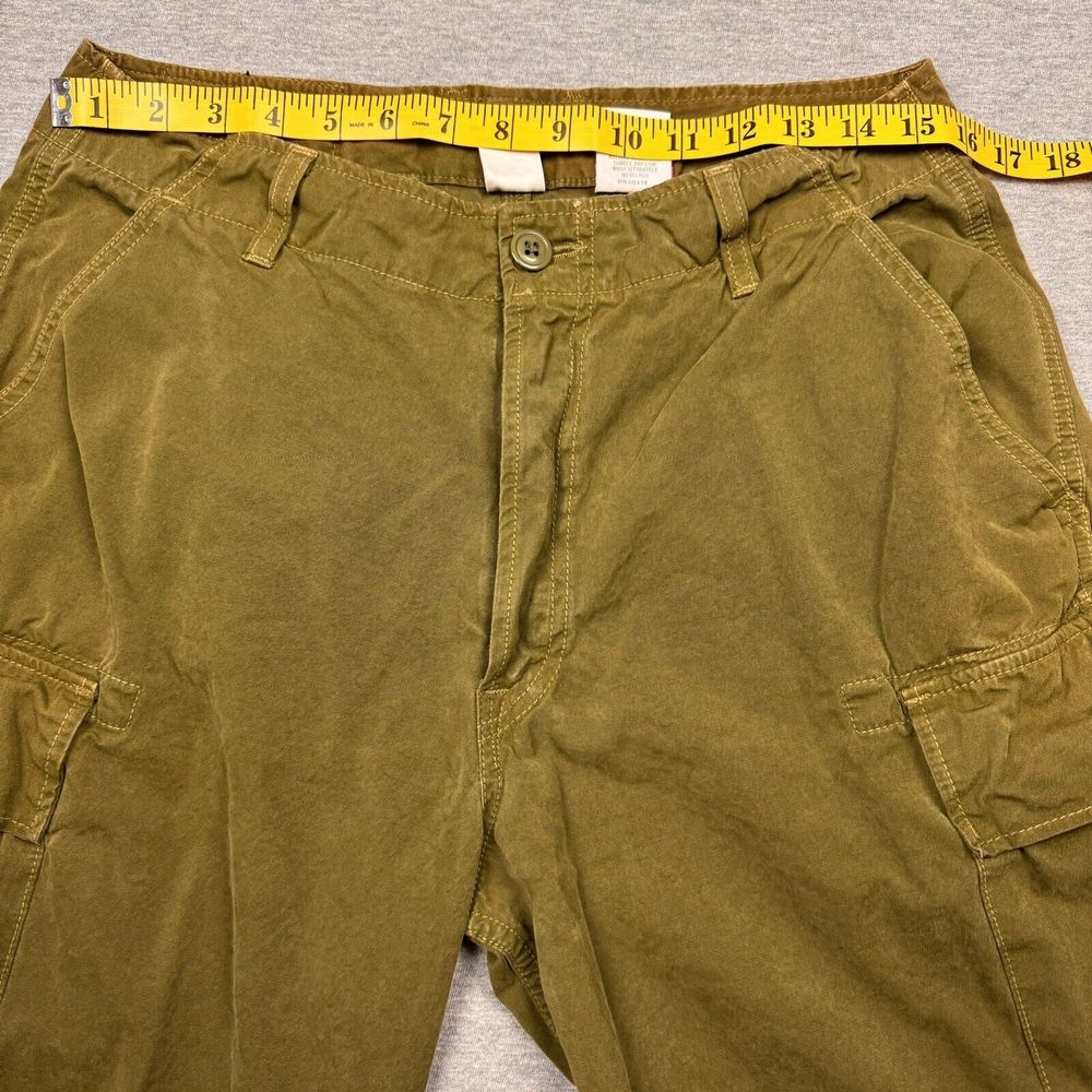 lucky brand mens army green cargo shorts size waist 31 inseam 10 American made - Picture 4 of 10